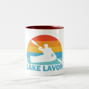 Tasse 2 Couleurs Lac Lavon Texas Kayak