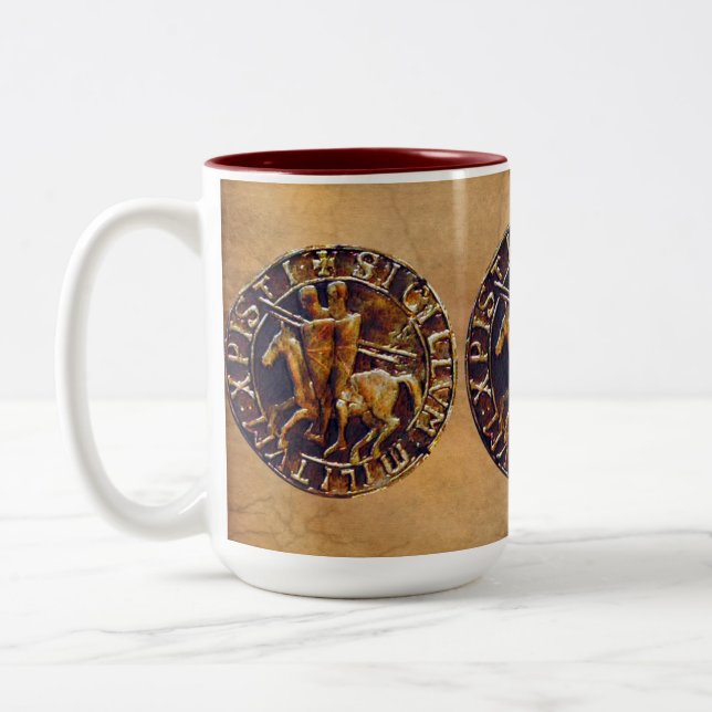 Tasse 2 Couleurs Lac Medieval des Knights (Gauche)