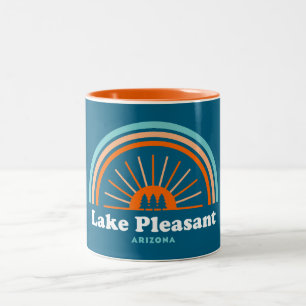 Tasse 2 Couleurs Lac Pleasant Arizona Arc-en-ciel