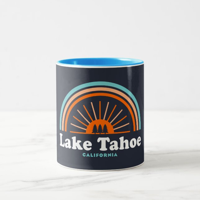 Tasse 2 Couleurs Lac Tahoe California Rainbow (Centre)