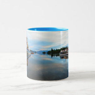 TASSE 2 COULEURS LAC WINDEMERE, LE SECTEUR DE LAC, ANGLETERRE, R-U