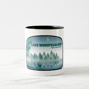 Tasse 2 Couleurs Lac Winnipesaukee New Hampshire Deer