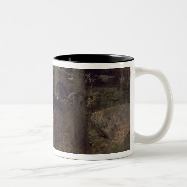 Tasse 2 Couleurs L'accouplement des coqs de bruyière, 1888 (Droit)