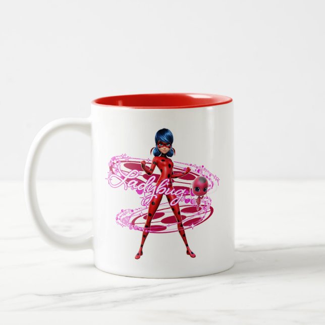 Tasse 2 Couleurs Ladybug et Tikki Graphic (Gauche)