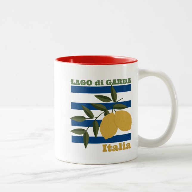 Tasse 2 Couleurs Lago di Garda (Droit)