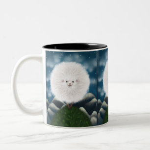 Tasse 2 Couleurs Laine Whimsical : Moutons Super Fluffy Silly sur