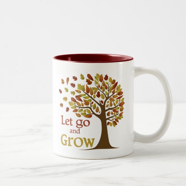 Tasse 2 Couleurs Laisser Aller Et Cultiver L'Arbre (Droit)