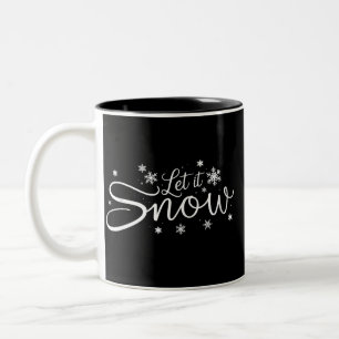 Tasse 2 Couleurs Laissez Tomber Amoureux Flocon De Neige Vacances J