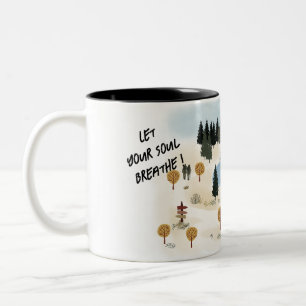Tasse 2 Couleurs Laissez Votre Âme Respirer