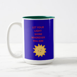 Tasse 2 Couleurs Laissez Votre Lumière Briller Où Que Vous Soyez