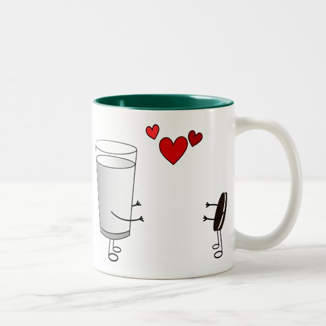 Tasse 2 Couleurs Lait et biscuits (Droit)