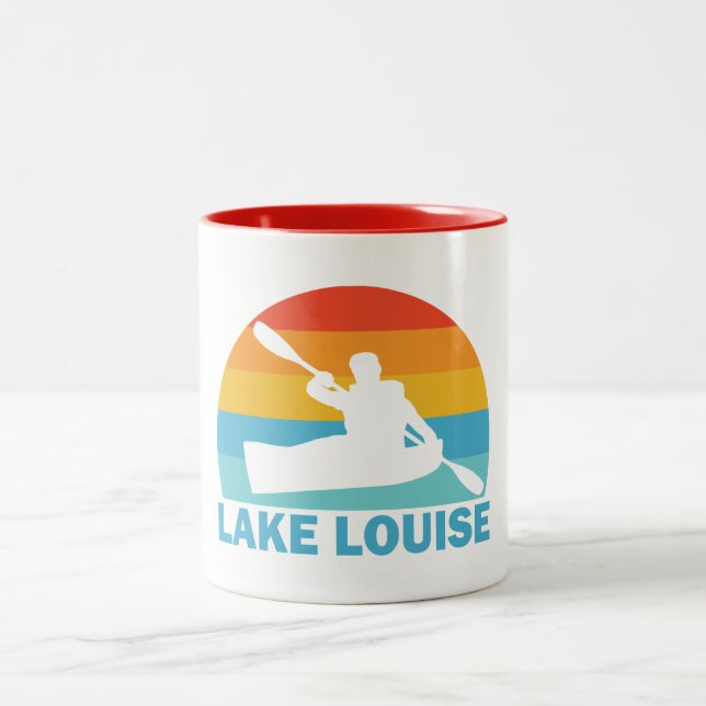 Tasse 2 Couleurs Lake Louise Parc national Banff Kayak (Centre)