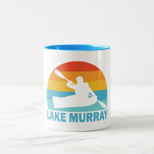 Tasse 2 Couleurs Lake Murray South Carolina en kayak