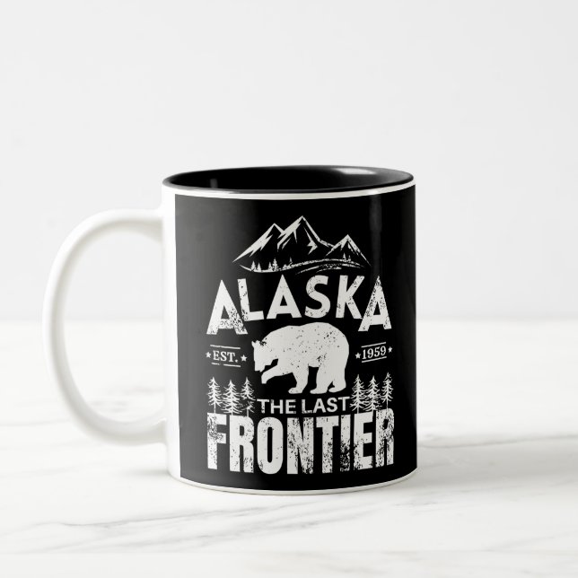 Tasse 2 Couleurs L'Alaska La Dernière Frontière (Gauche)