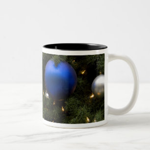 Tasse 2 Couleurs L'Amérique du Nord. Décorations de Noël sur