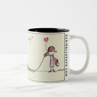 Tasse 2 Couleurs L'amour à l'ère numérique
