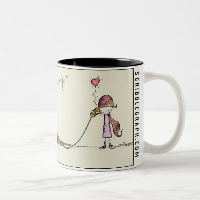 Tasse 2 Couleurs L'amour à l'ère numérique (Droit)