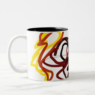 Tasse 2 Couleurs L'amour de l'écureuil d'automne