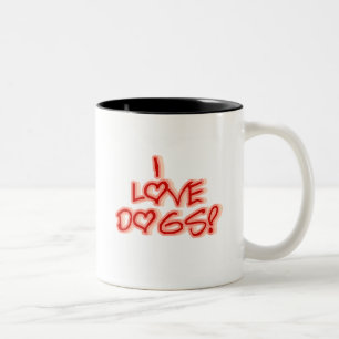 Tasse 2 Couleurs L'amour des coeurs I poursuit des T-shirts et des