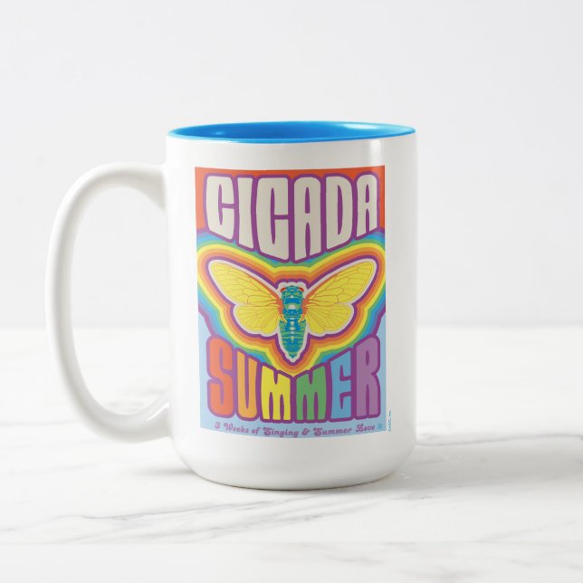Tasse 2 Couleurs L'amour estival du Canada (Gauche)