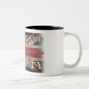 Tasse 2 Couleurs L'Angleterre prévoit que chaque homme fera son