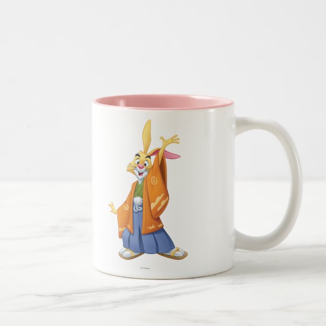 Tasse 2 Couleurs Lapin 1 (Droit)