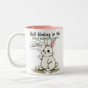 Tasse 2 Couleurs lapin à moitié clignotant