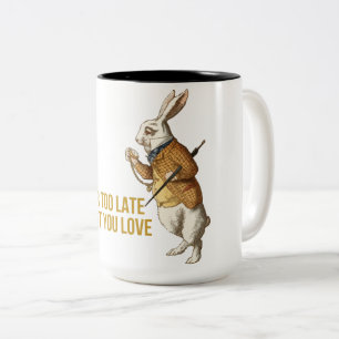 Tasse 2 Couleurs Lapin blanc Alice au pays des merveilles