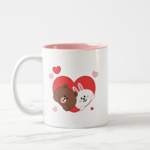 Tasse 2 Couleurs lapin Brown de coni