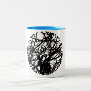 Tasse 2 Couleurs Lapin de filou dans la correction de Briar