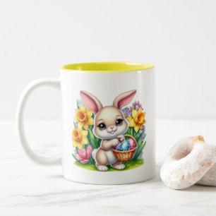 Tasse 2 Couleurs Lapin de Pâques 