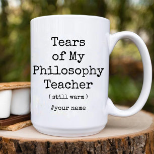 Tasse 2 Couleurs Larmes de mon professeur de philosophie encore cha