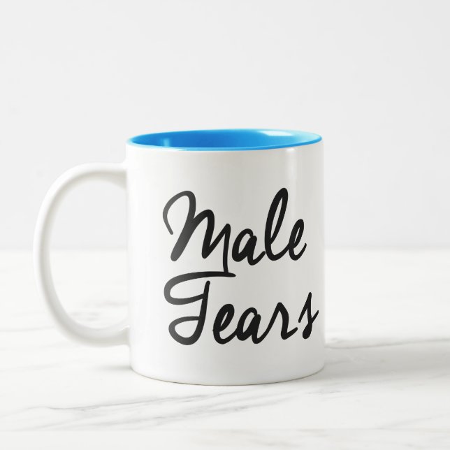 TASSE 2 COULEURS LARMES MASCULINES (Gauche)