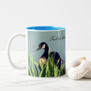 Tasse 2 Couleurs L'art de la nature des oies du Canada personnalisé