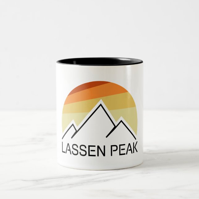 Tasse 2 Couleurs Lassen Peak California Retro (Centre)