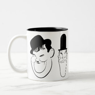 Tasse 2 Couleurs laurel and hardy