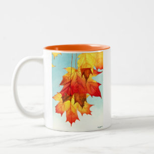 Tasse 2 Couleurs L'automne est dans les airs !