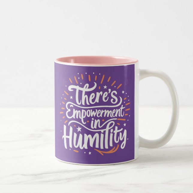 Tasse 2 Couleurs L'autonomisation dans l'humilité (Droit)