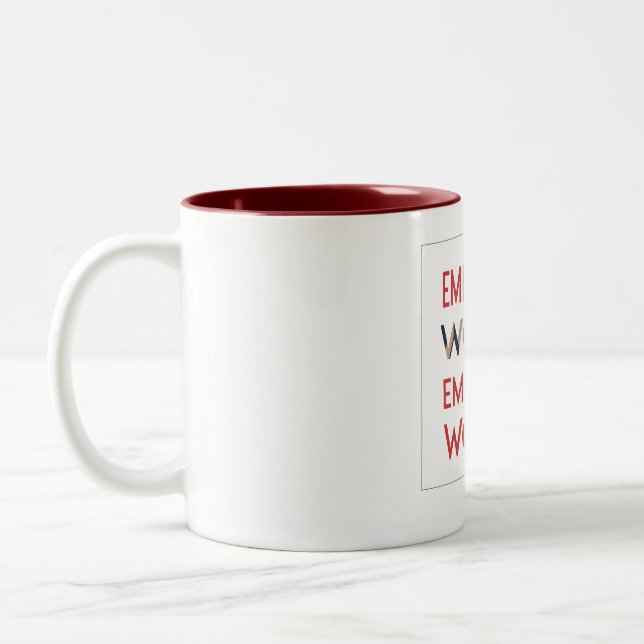 Tasse 2 Couleurs L'avenir est féminin (Gauche)