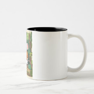 Tasse 2 Couleurs L'aventure de la souris curieuse dans la jungle