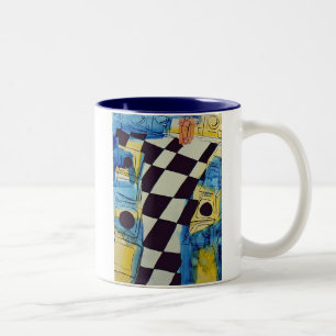 Tasse 2 Couleurs Laverie automatique Deco