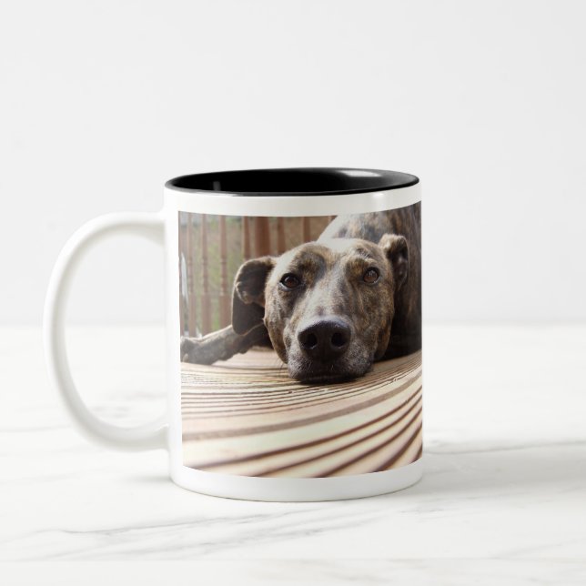 Tasse 2 Couleurs Lazy Lurcher (Gauche)
