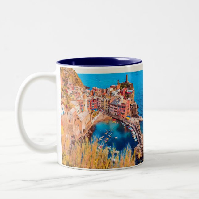 Tasse 2 Couleurs ldp VERNAZZA - Cinque Terre - (Gauche)