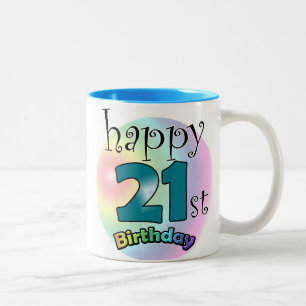 Tasse 2 Couleurs Le 21e anniversaire
