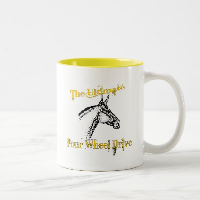 Tasse 2 Couleurs Le 4X4 final (Droit)