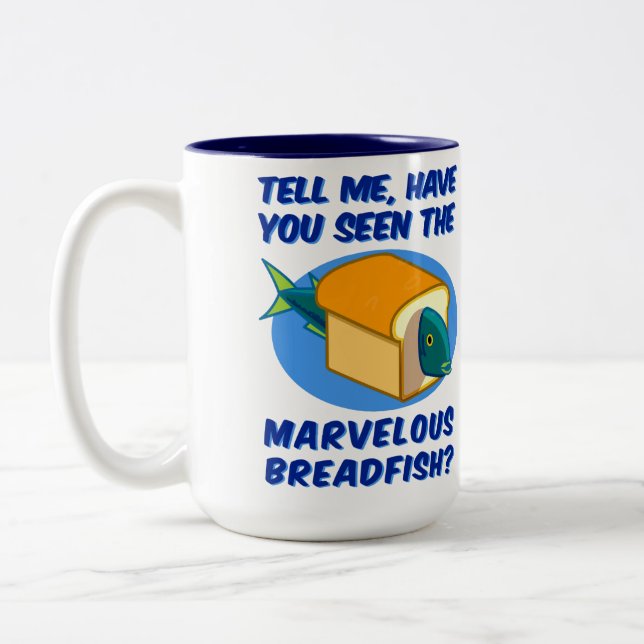 Tasse 2 Couleurs Le Breadfish merveilleux (Gauche)