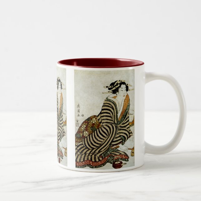 Tasse 2 Couleurs Le buveur en colère (Droit)