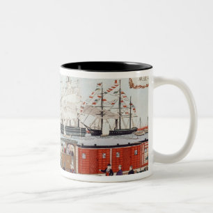 Tasse 2 Couleurs Le cadeau de Perry de commodore d'un chemin de fer