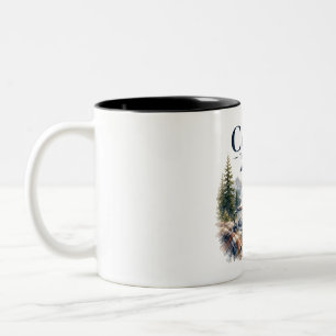 Tasse 2 Couleurs Le café a meilleur goût à l'extérieur d'un feu de 