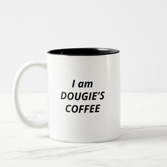 Tasse 2 Couleurs Le café de Dougie (Gauche)